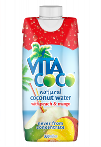 Peach & Mango Coconut Water 330ml